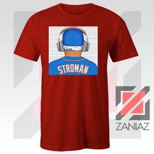 Marcus Stroman Behind Design Red Tshirt