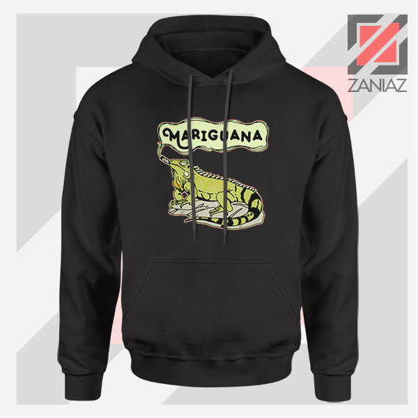 Mariguana Smoke Animal Black Hoodie