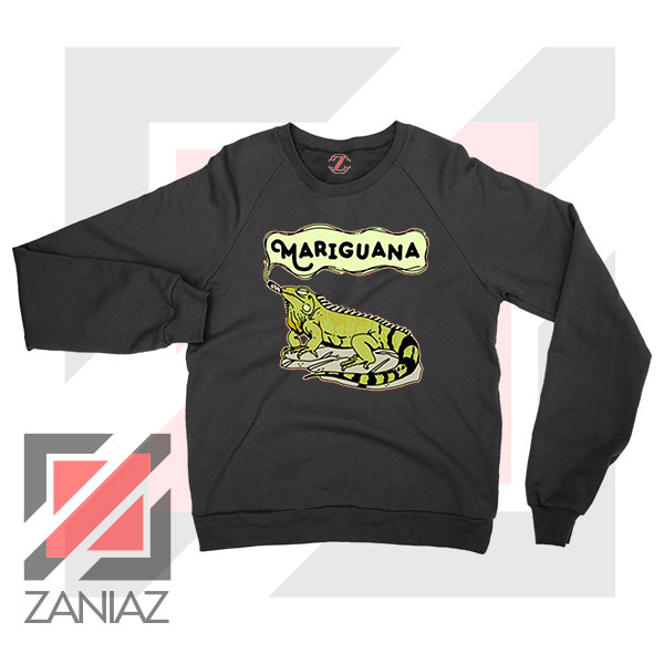 Mariguana Smoke Animal Black Sweatshirt