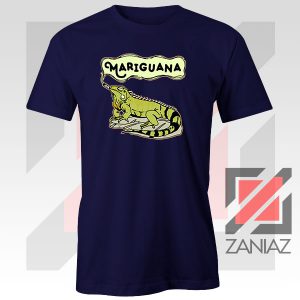 Mariguana Smoke Animal Navy Blue Tshirt