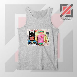 Michel Basquiat Warner Bros Art Sport Grey Tank Top