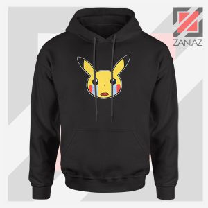 Pikachu Sad Mood Black Hoodie
