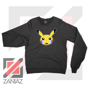 Pikachu Sad Mood Black Sweater