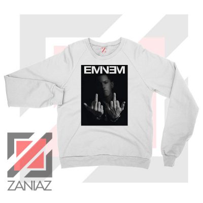 Slim Shady Eminem Poster White Sweater