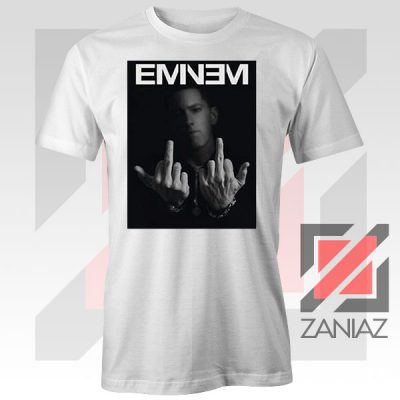 Slim Shady Eminem Poster White Tshirt