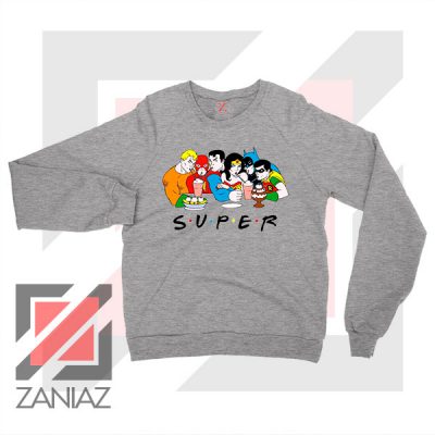 Super Friends DC Comics Sport Grey Sweatshirt