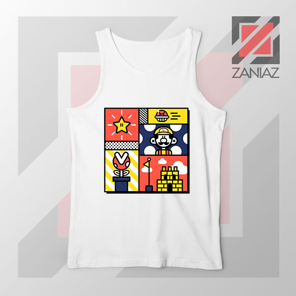 Super Mario Art Celebrate Tank Top – Retro Gaming Streetwear