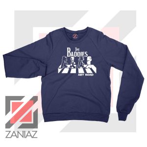 The Baddies Abbey Road Star Wars Navy Blue Sweatshirt