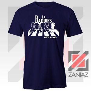 The Baddies Abbey Road Starwars Navy Blue Tshirt