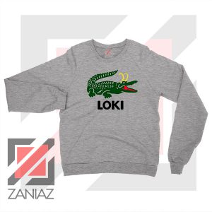 The Glorious Alligator Loki Sport Grey Sweatshirt