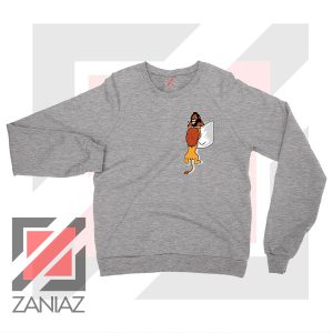 The King Mufasa Falling Graphic Grey Sweatshirt