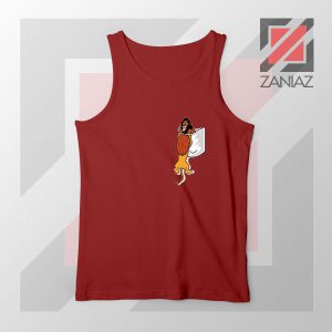 The Lion King Mufasa Falling Red Tank Top