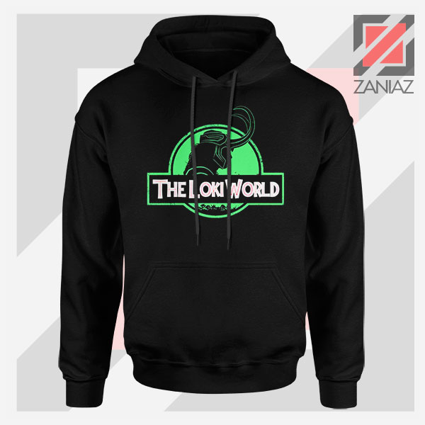 The Loki World Logo Jurassic Graphic Hoodie – Cozy Pop Culture