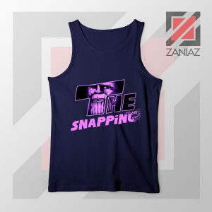 The Snapping Graphic Thanos Navy Blue Tank Top
