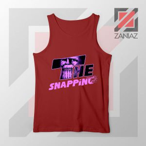 The Snapping Graphic Thanos Red Tank Top