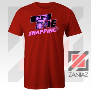 The Snapping Graphic Thanos Red Tshirt