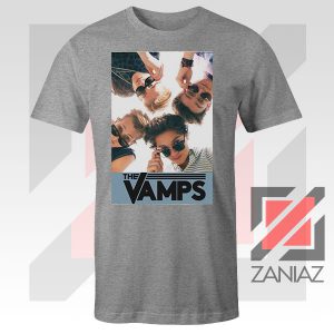 The Vamps Pop Band Sport Grey Tshirt