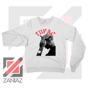 Tupac Middle Fingers Graphic Sweatshirt – Iconic Hip Hop Vibes