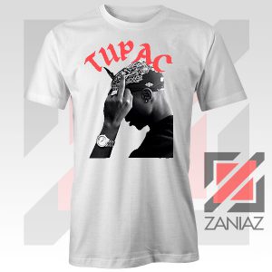 Tupac Middle Fingers Graphic Tee