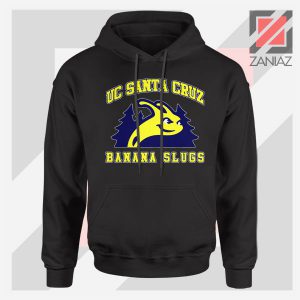 UC Banana Slugs Mascot College Black Hoodie