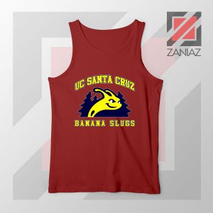 UC Banana Slugs Mascot College Red Tank Top