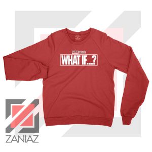 What If Marvel Series Design Red Sweatshirt