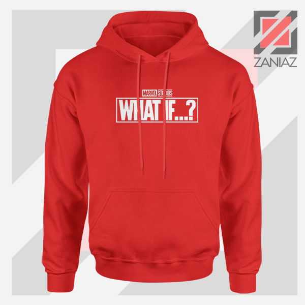What If Marvel Series Design Red Hoodie