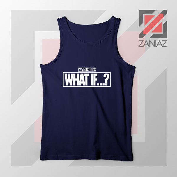 What If Marvel Series Design Navy Tank Top