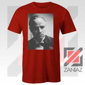 Don Vito Corleone Portrait Red Tshirt