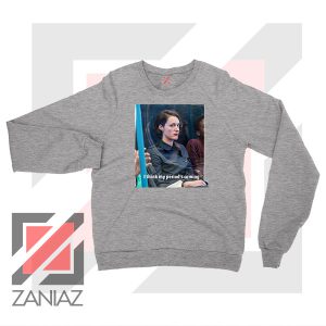 Fleabag Comedy Quotes Sport Grey Sweatshirt