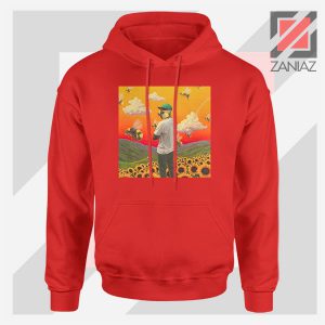 Gap Tooth T Flower Boy Graphic Red Hoodie