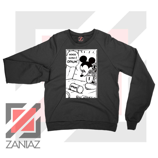 Good Gosh Opium Mickey Sweatshirt – Dark Streetwear Aesthetic