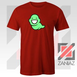 Green Ghost Animated Red Tee