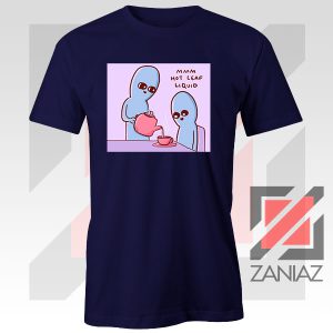 Hot Leaf Liquid Nathan Navy Blue Tshirt