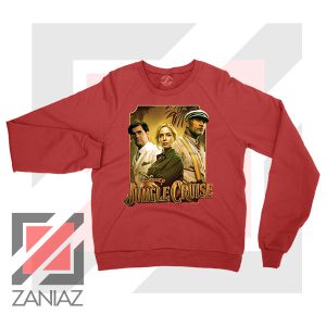 Jungle Cruise Characters Red Sweatshirt
