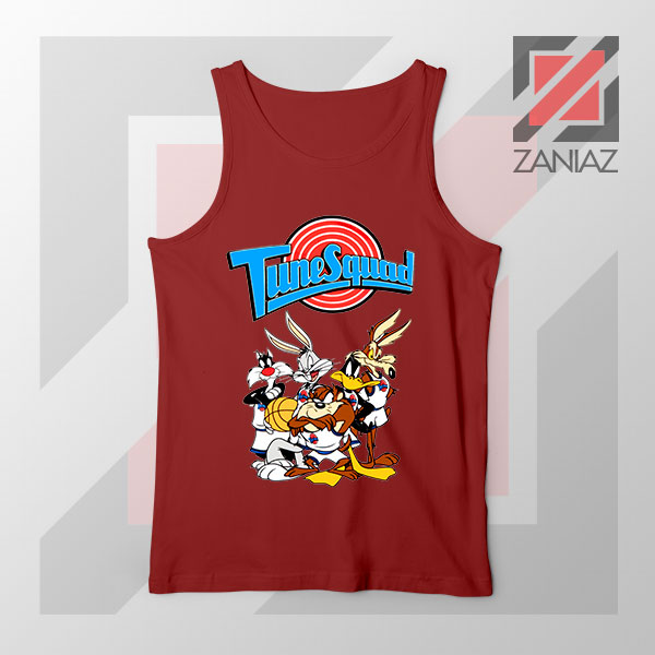 New Tune Squad Space Jam Red Tank Top