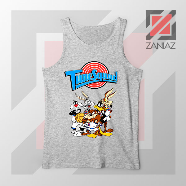 New Tune Squad Space Jam Sport Grey Tank Top