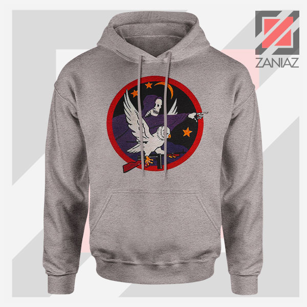 Night Fighter Squadron Owl Sport Grey Hoodie