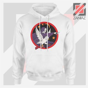 Night Fighter Squadron Owl White Hoodie