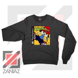 Parappa Playstation Graphic Black Sweater