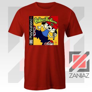 Parappa Playstation Graphic Red Tshirt