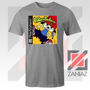 Parappa Playstation Graphic Sport Grey Tshirt