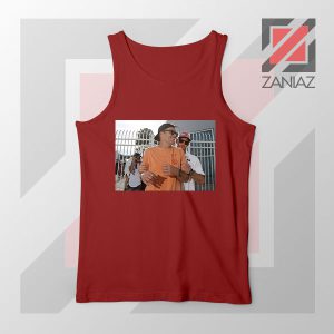 Save Design Tom Brady Red Tank Top