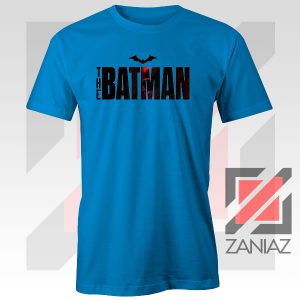 The Batman Dark Logo Film Blue Tshirt