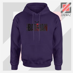 The Batman Dark Logo Film Navy Blue Hoodie