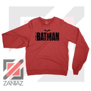 The Batman Dark Logo Film Red Sweater