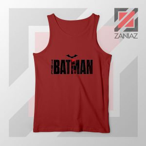 The Batman Dark Logo Film Red Tank Top