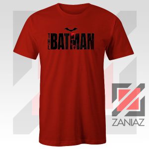The Batman Dark Logo Film Red Tshirt