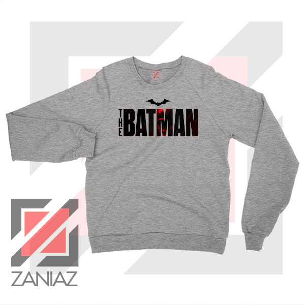 The Batman Dark Logo Film Sport Grey Sweater
