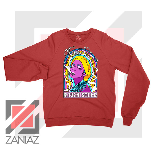 Tryna Smoke Aiko Red Sweatshirt